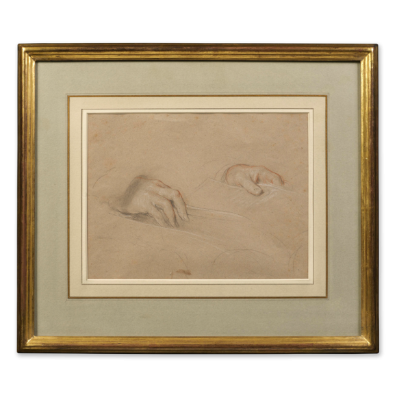 Recto: Study of Hands / Verso: Study of feet for Grace Before Meat (1839) Image 2