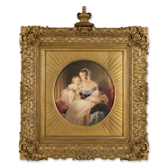 Queen Victoria and her two eldest Children Image 1