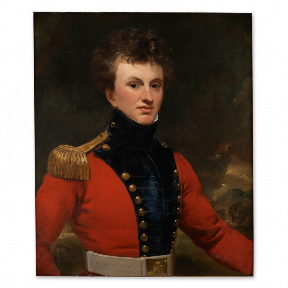 Portrait of an Officer of the East India Company Image 1