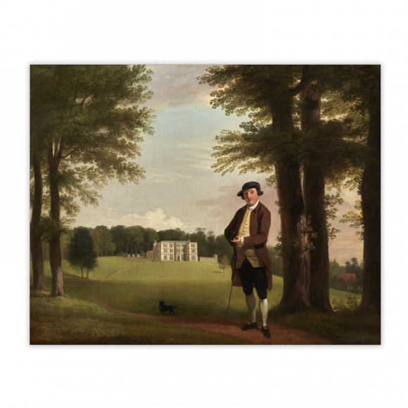 Powlett Wrighte (the Younger), standing before Englefield House Image 1